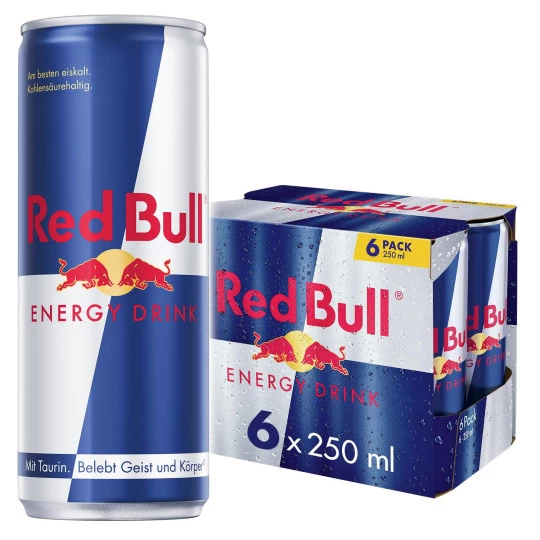 Red Bull Energy Drink 6x250ml 1 Red Bull Energy Drink 6x250ml