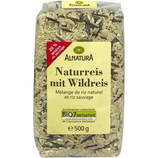 Bio Naturreis Mit Wildreis 500G 1 Bio Naturreis Mit Wildreis 500G