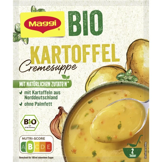 Bio Kartoffel Cremesuppe Ergibt 500ML 1 Bio Kartoffel Cremesuppe Ergibt 500ML