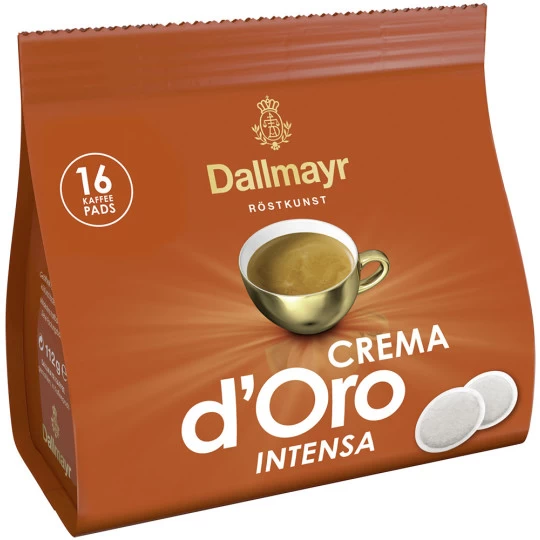 Crema D'Oro Intensa Kaffeepads 16ST 112G 1 Crema D'Oro Intensa Kaffeepads 16ST 112G