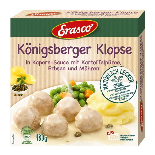 Erasco Königsberger Klopse 480G 1 Erasco Königsberger Klopse 480G