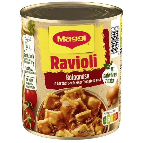 Maggi Ravioli Bolognese 800G 1 Maggi Ravioli Bolognese 800G