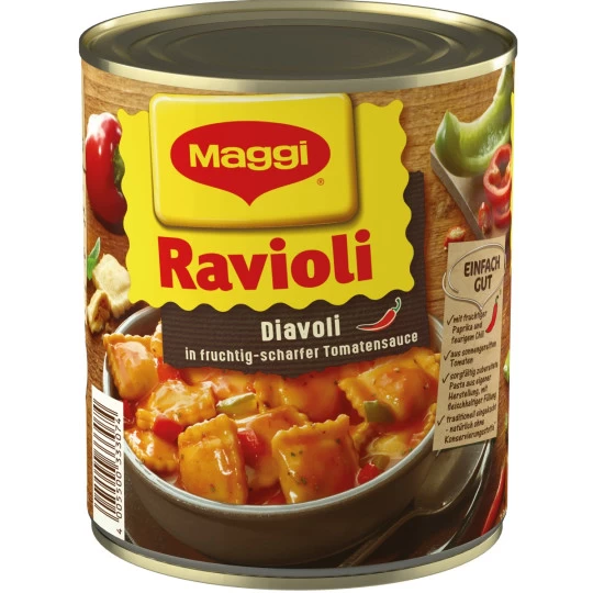 Maggi Ravioli Diavoli 800G 1 Maggi Ravioli Diavoli 800G