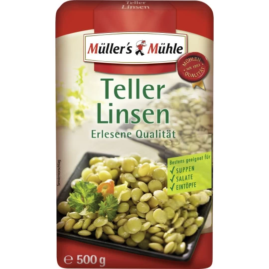 Mühle Teller Linsen 500G 1 Mühle Teller Linsen 500G